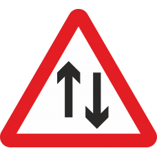 Two-way Traffic Straight Ahead